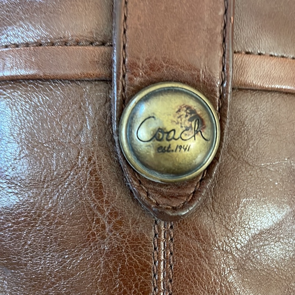 Coach - fayth tan leather boots - Picture 11 of 12
